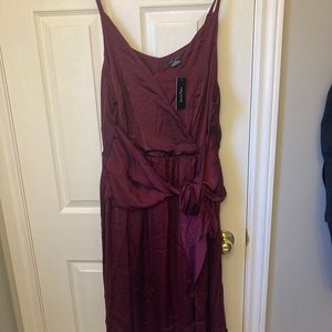 City chic pomegranate dress